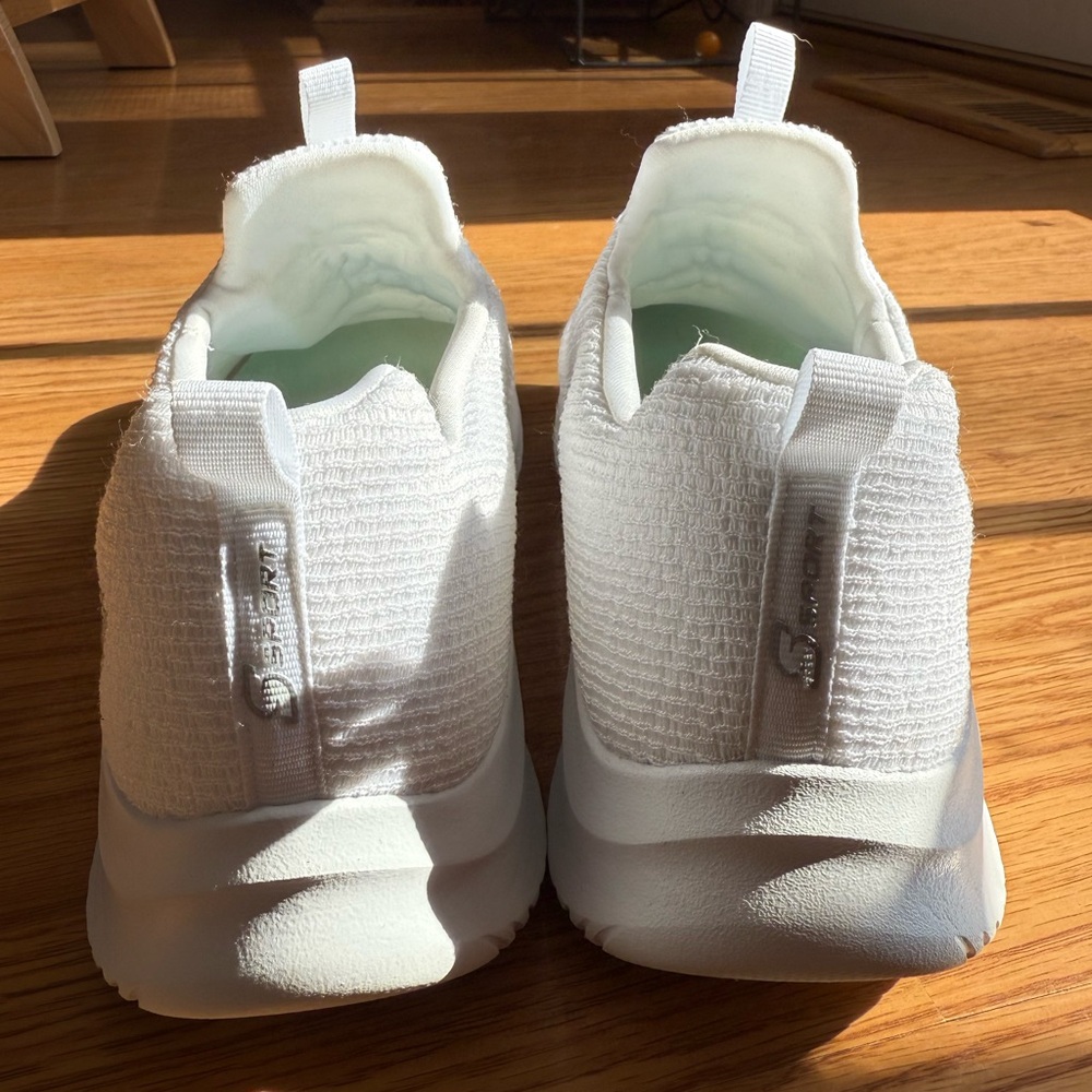 Skechers Slip In White Shoes womens 11 - Picture 5 of 8